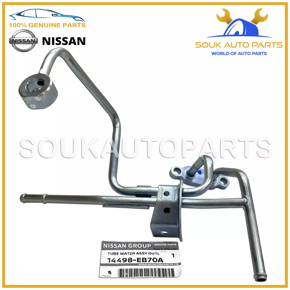 14498-EB70A Genuine Nissan TUBE ASSY-WATER OUTLET YD25DDTI OEM NAVARA 2008-12