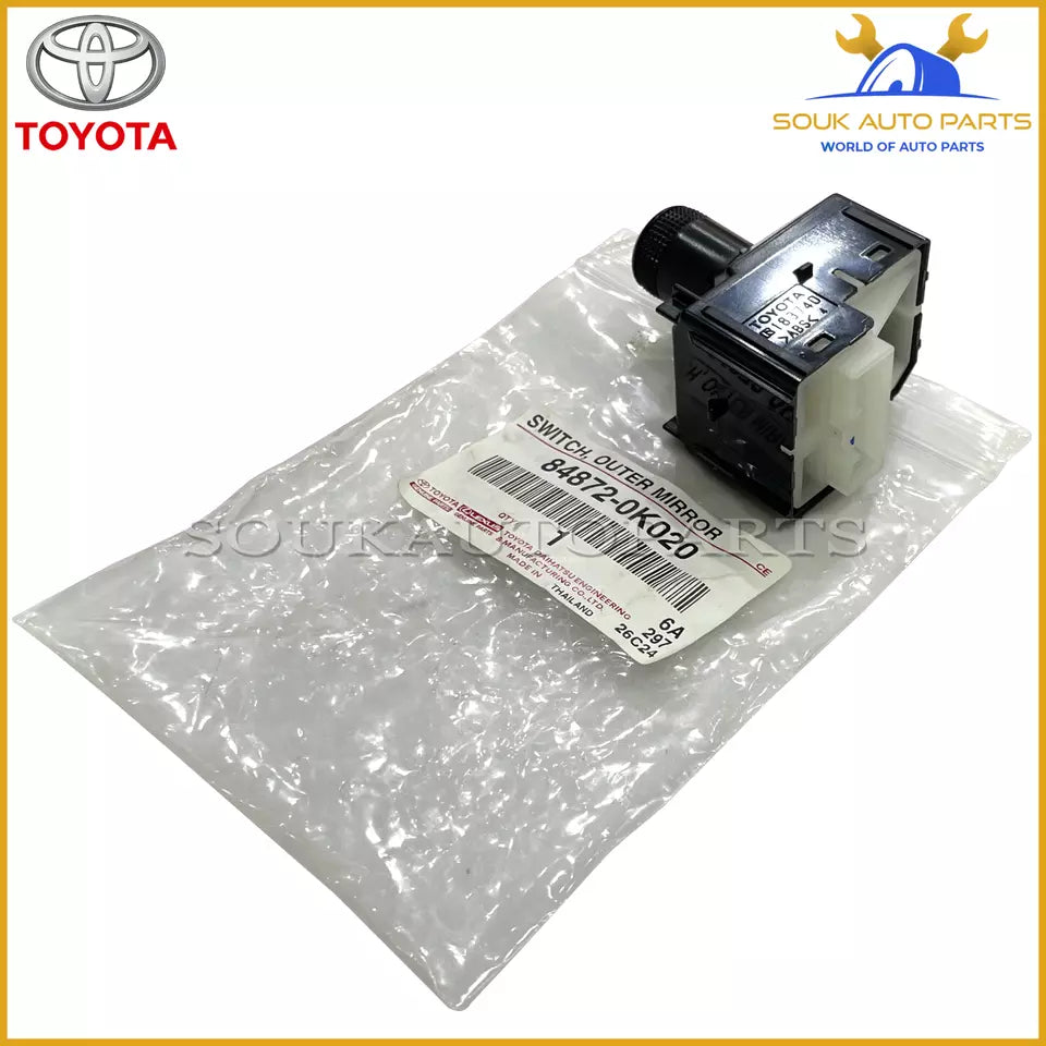 84872-0K020 Genuine Toyota SWITCH OUTER MIRROR 848720K020 OEM HILUX INNOVA YARIS