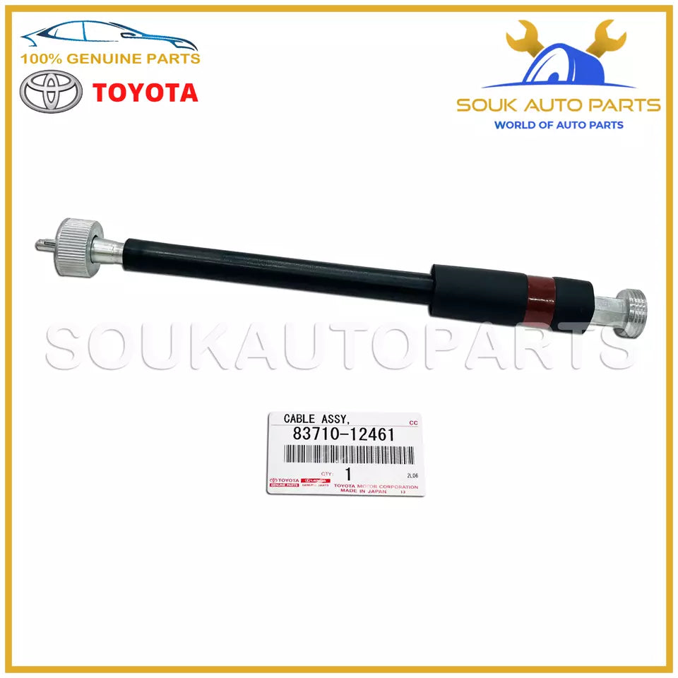 83710-12461 Genuine Toyota CABLE ASSY, SPEEDOMETER DRIVE, NO.1 8371012461 OEM