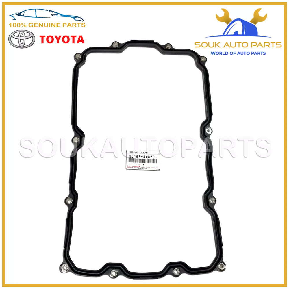 35168-34020 Genuine Toyota GASKET, AUTOMATIC TRANSMISSION OIL PAN