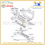 55796-35010 Genuine Toyota FJ CRUISER COVER, HEATER AIR DUCT 5579635010 OEM