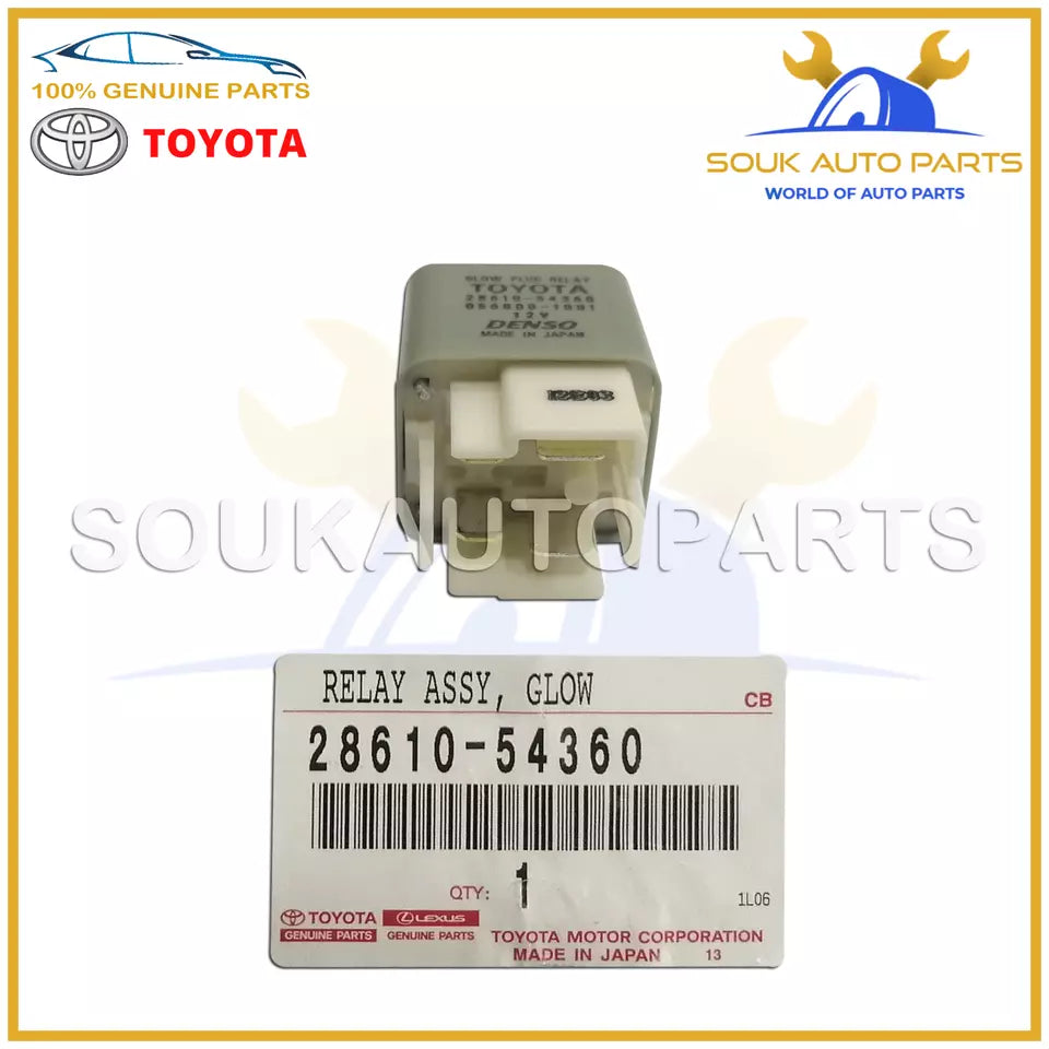 28610-54360 Genuine Toyota GLOW PLUG RELAY ASSY 2861054360 OEM