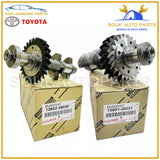 13601-28031 13602-28030 Genuine Toyota BALANCE SHAFT PAIR, NO.1 &amp; NO.2 OEM
