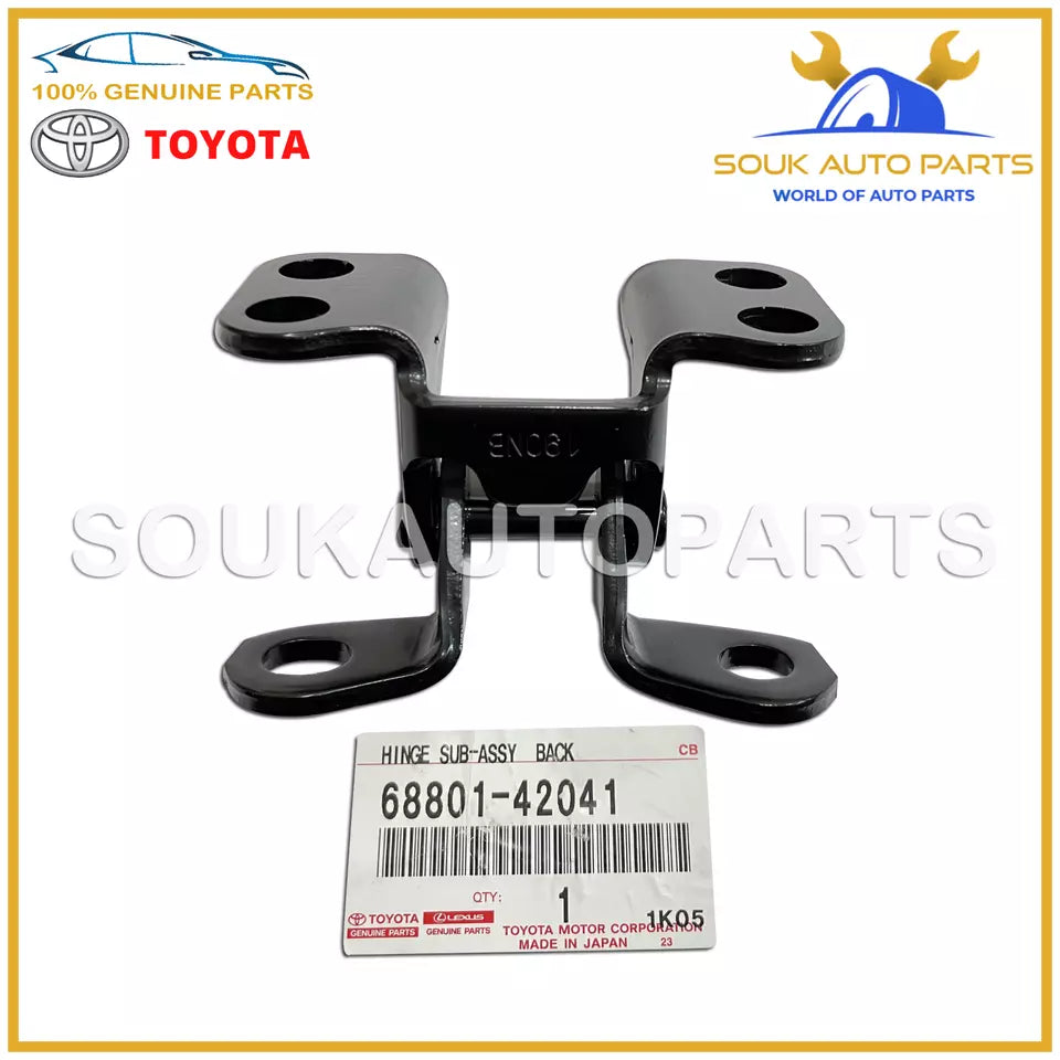 68801-42041 Genuine Toyota HINGE SUB-ASSY, BACK DOOR, UPPER 6880142041 OEM