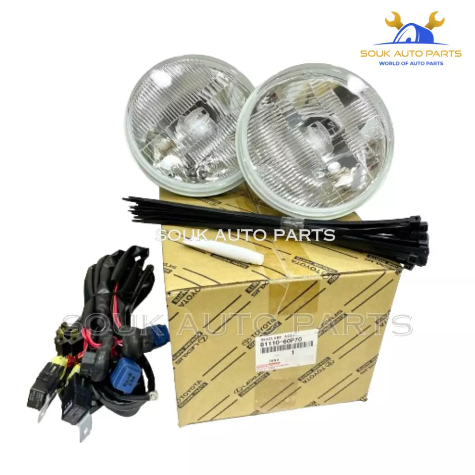 81110-60P70 Genuine Toyota HEADLAMP ASSY RH &amp; LH 8111060P70 OEM