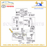 48061-35040 Genuine Toyota BUSH, FRONT LOWER ARM, NO.1, RH/LH 4806135040 OEM