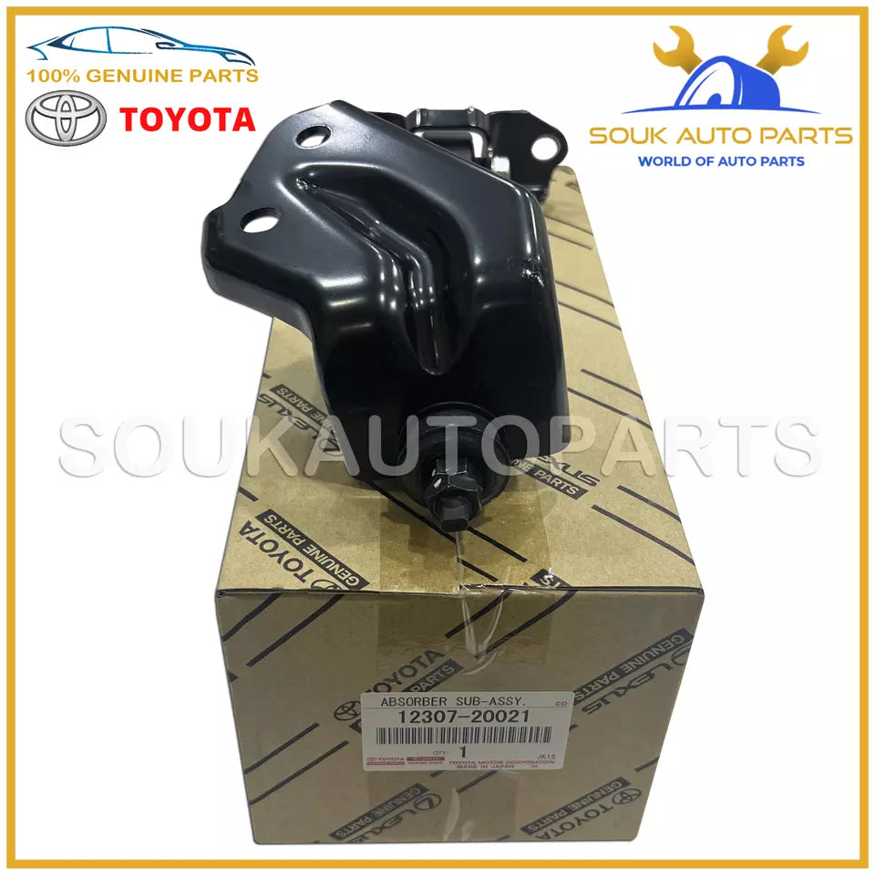 12307-20021 Genuine Toyota ABSORBER SUB-ASSY, ENGINE MOUNTING 1230720021 OEM