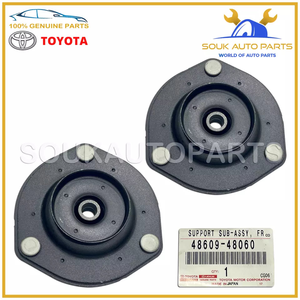48609-48060 Genuine Toyota SUPPORT SET OF 2, FRONT SUSPENSION RH/LH