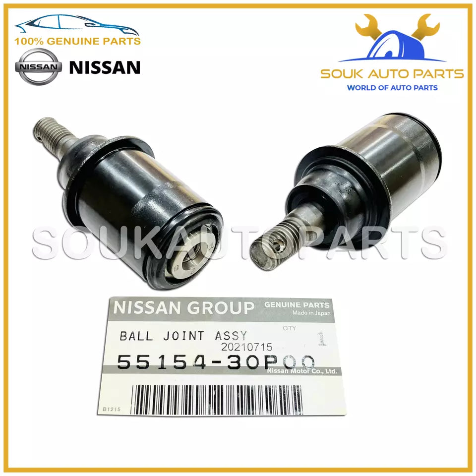 55154-30P00 Genuine Nissan BALL JOINT ASSY-REAR AXLE (2 Pcs Set) 5515430P00 OEM