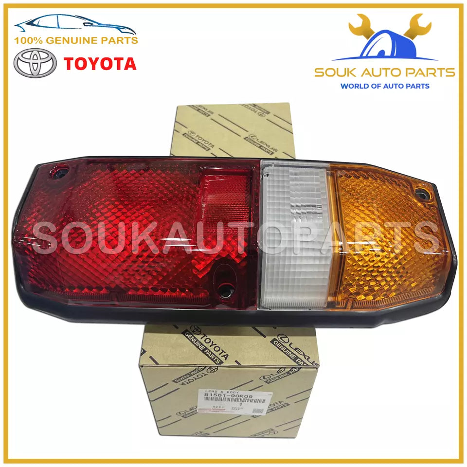 81551-90K09, 81561-90K09 Genuine Toyota LENS, REAR COMBINATION LAMP, RH &amp; LH SET