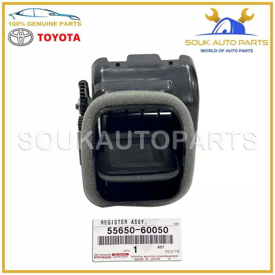 55650-60050 Genuine Toyota REGISTER ASSY, INSTRUMENT PANEL, NO.1 5565060050 OEM