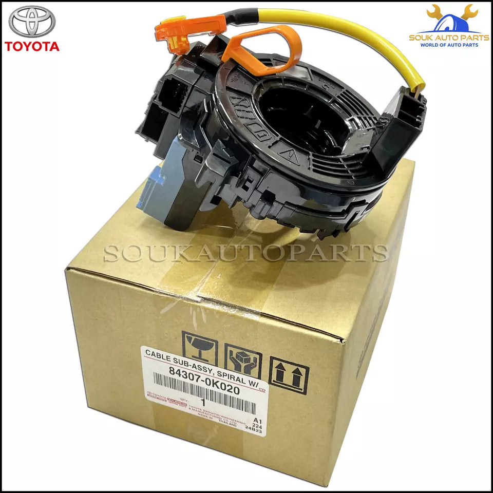 84307-0K020 GENUINE Toyota CABLE SUB-ASSY, SPIRAL 843070K020 OEM