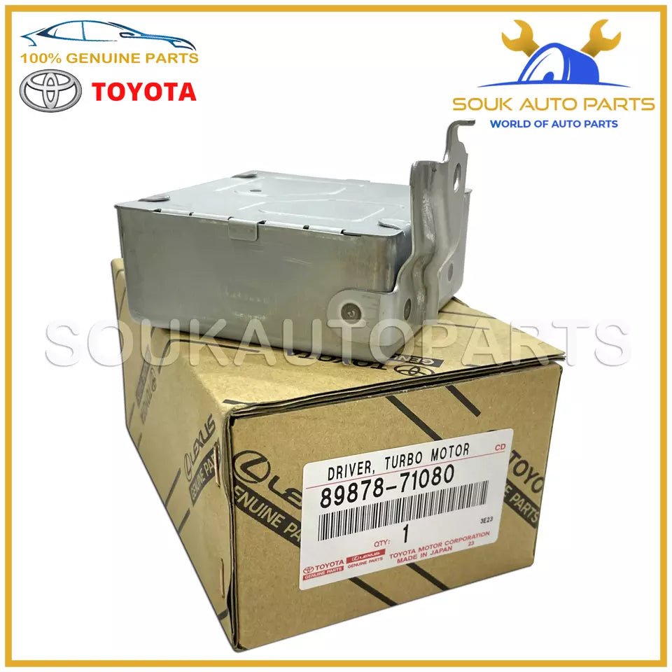 89878-71080 Genuine Toyota DRIVER, TURBO MOTOR 1KD-FTV HILUX FORTUNER