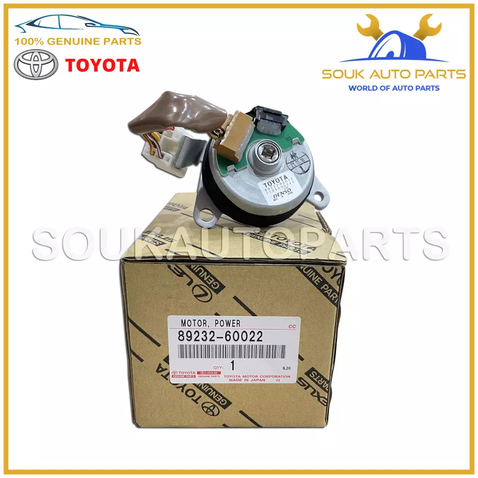 89232-60022 Genuine Toyota MOTOR, POWER TELESCOPIC 8923260022 OEM