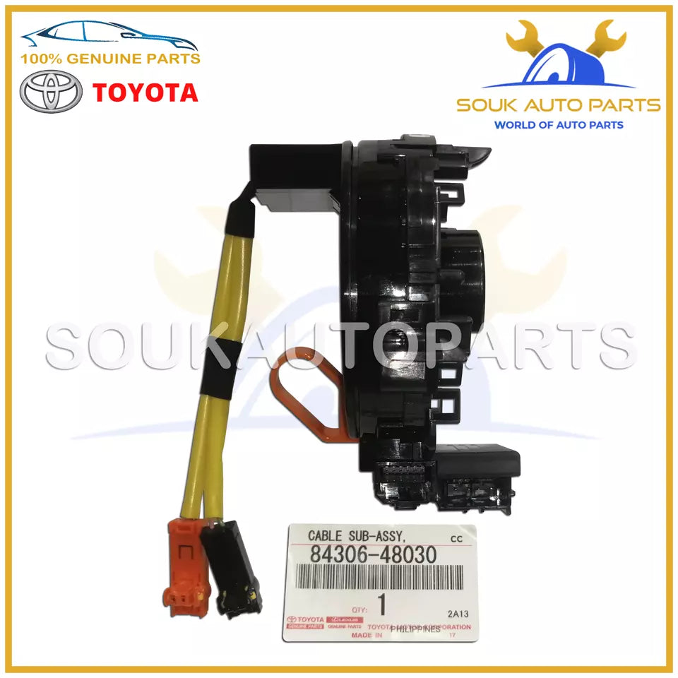 84306-48030 Genuine Toyota CABLE SUB-ASSY, SPIRAL 8430648030 OEM