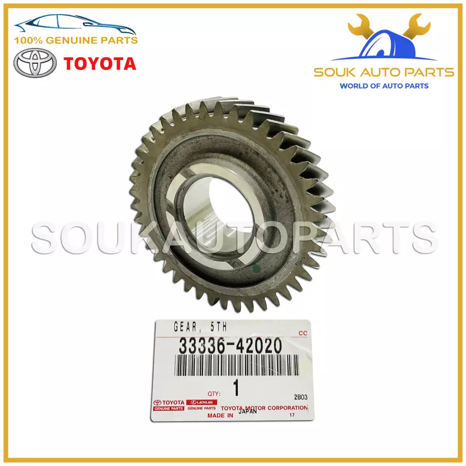 33336-42020 Genuine Toyota GEAR, 5TH 3333642020 OEM CAMRY COROLLA