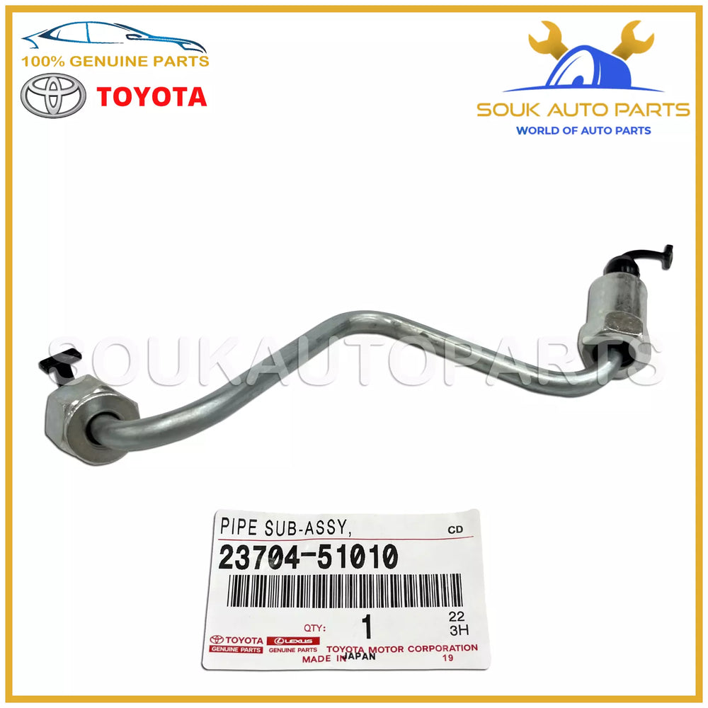 23704-51010 Genuine Toyota PIPE SUB-ASSY, INJECTION, NO.4 2370451010 OEM LC