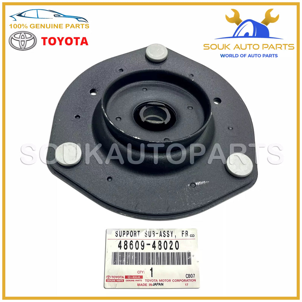 48609-48020 Genuine Toyota SUPPORT SUB-ASSY, FRONT SUSPENSION, RH/LH 4860948020