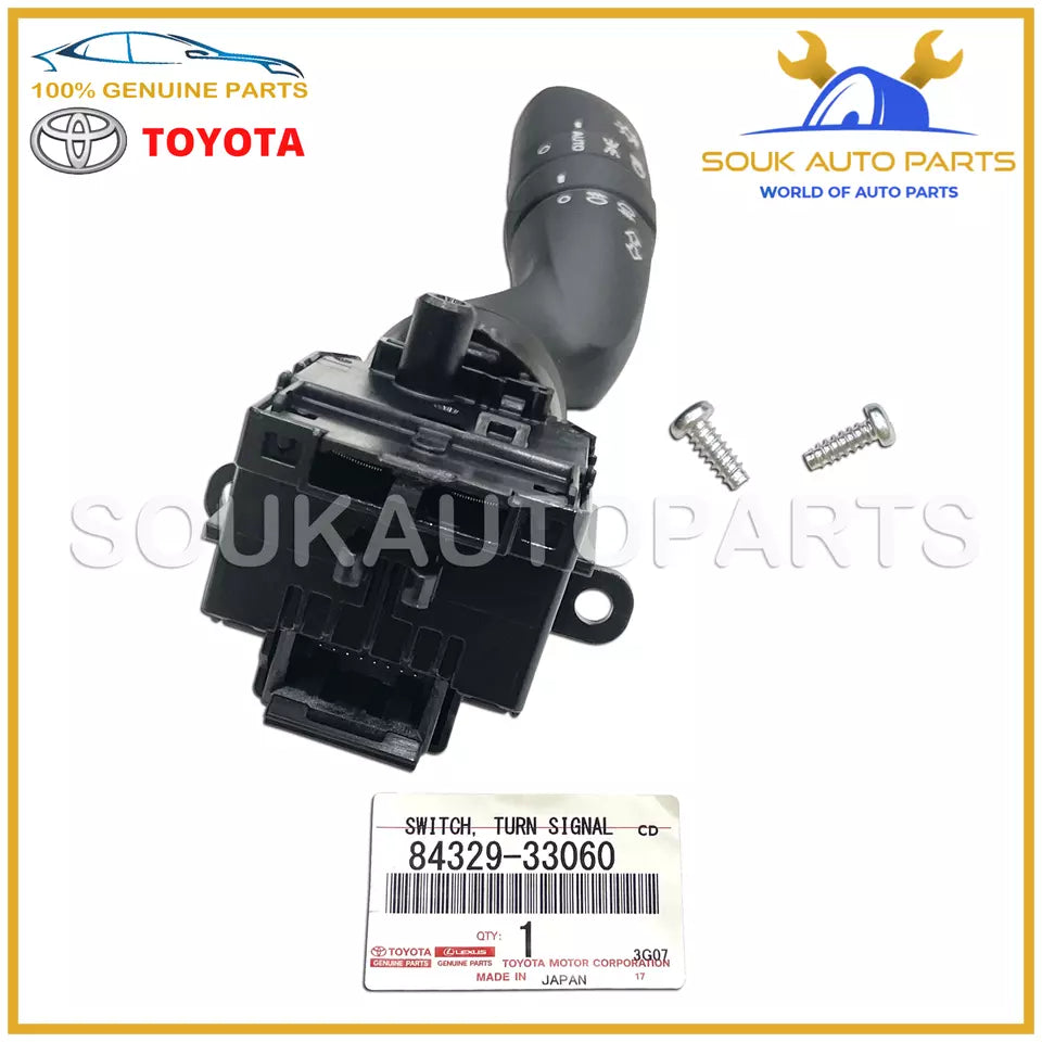 84329-33060 Genuine Toyota TURN SIGNAL SWITCH ASSY 8432933060 OEM