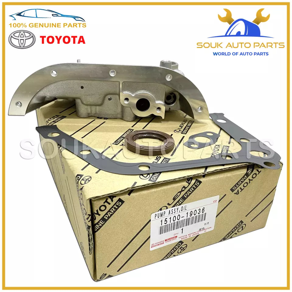 15100-19036 Genuine Toyota OIL PUMP ASSY 4AGE 4AGE-T 1510019036 OEM