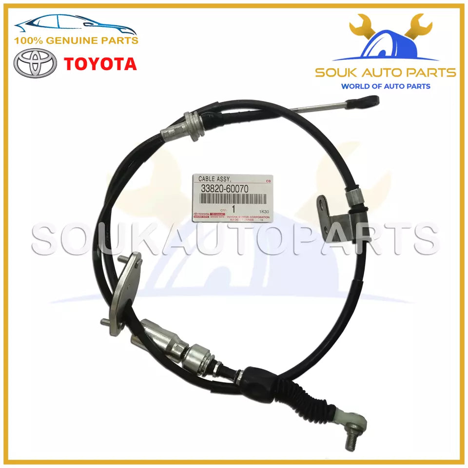 33820-60070 Genuine Toyota CABLE ASSY, TRANSMISSION FJ CRUISER 4RUNNER PRADO