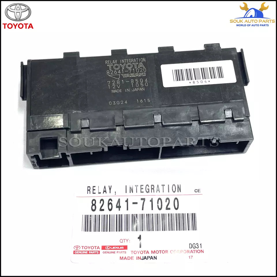 82641-71020 Genuine Toyota RELAY, INTEGRATION NO.1 8264171020 OEM HIACE HILUX