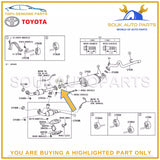 17451-31020 Genuine Toyota GASKET, EXHAUST PIPE 1745131020 OEM