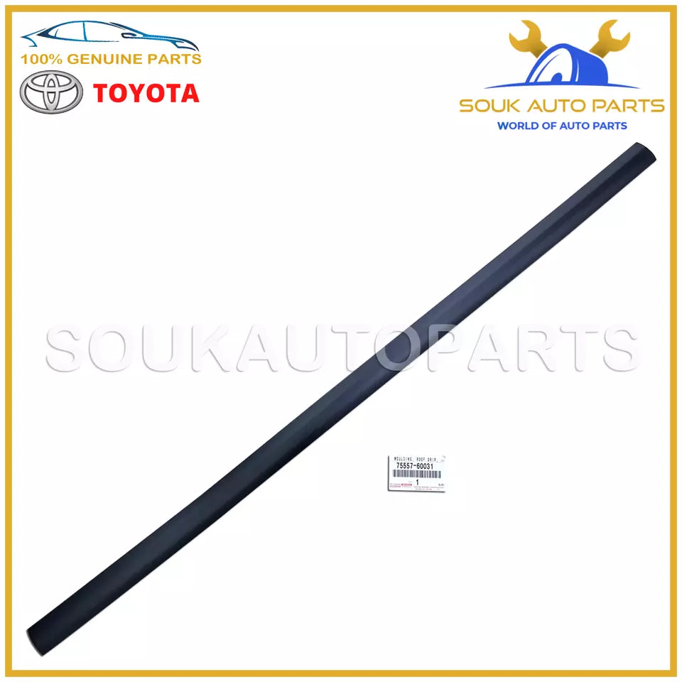 75557-60031 Genuine Toyota MOULDING, ROOF DRIP SIDE FINISH, CENTER NO.2, RH/LH