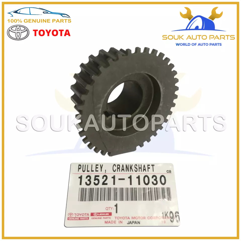 13521-11030 Toyota GENUINE CRANKSHAFT TIMING PULLEY 1352111030 OEM COROLLA 4E 5E