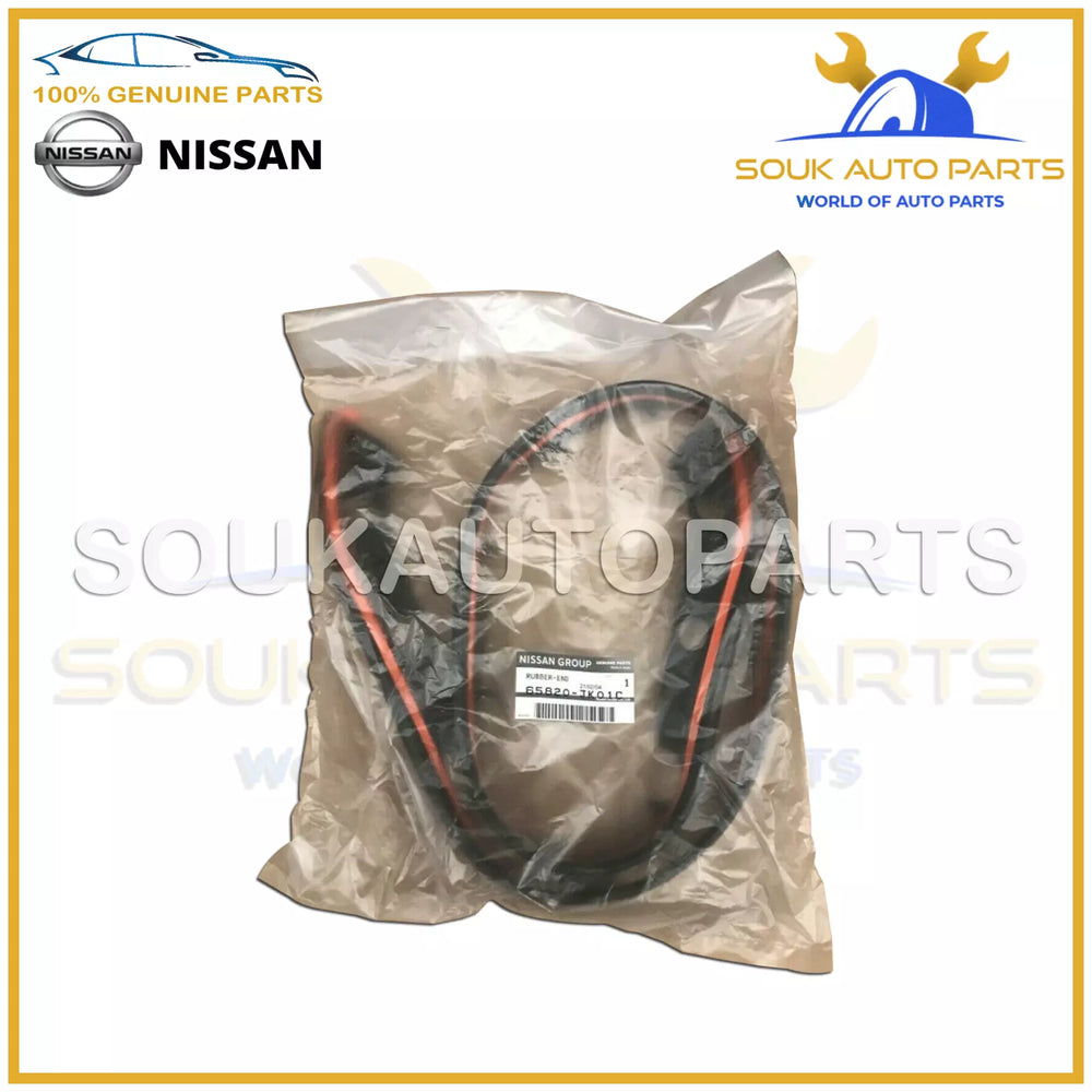 65820-JK01C Genuine Nissan FRONT BUMPER RUBBER SEAL STRIP 65820JK01C OEM