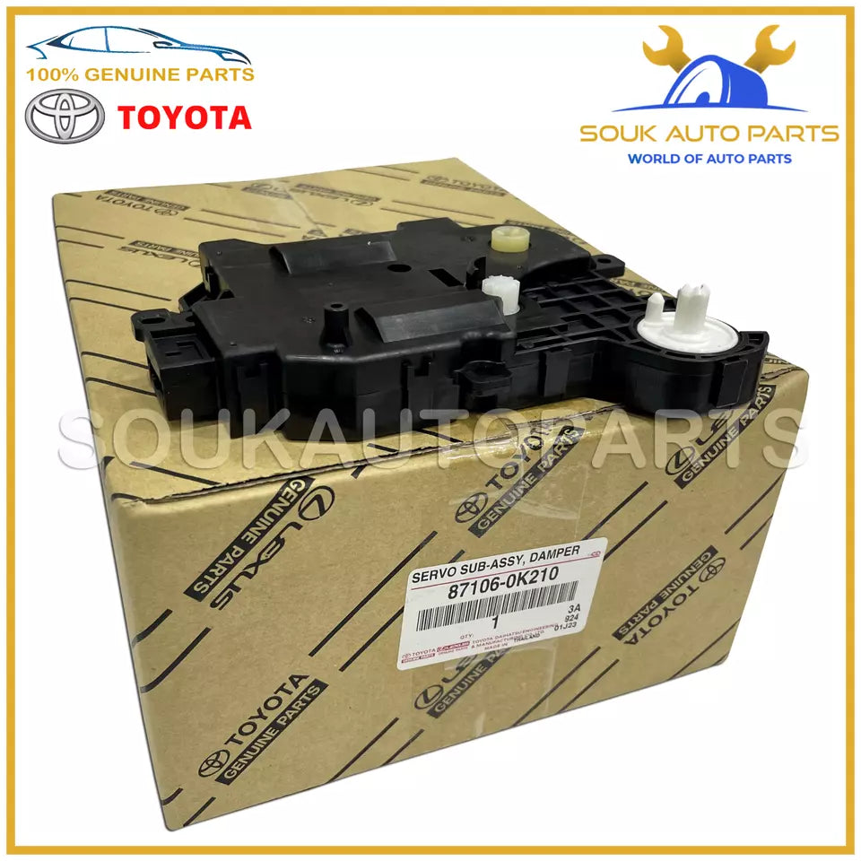 87106-0K210 Genuine Toyota DAMPER SERVO AIR CONDITIONER RADIATOR NO.1 871060K210