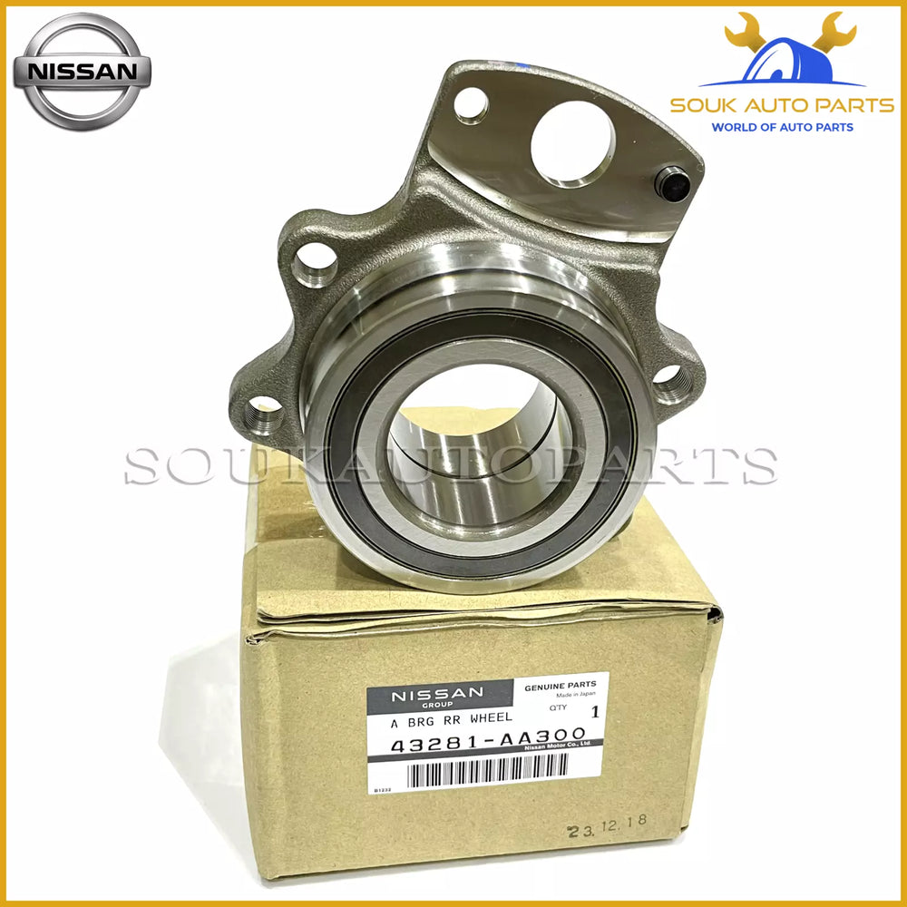 43281-AA300 Genuine Nissan BEARING, REAR AXLE INNER 43281AA300 OEM
