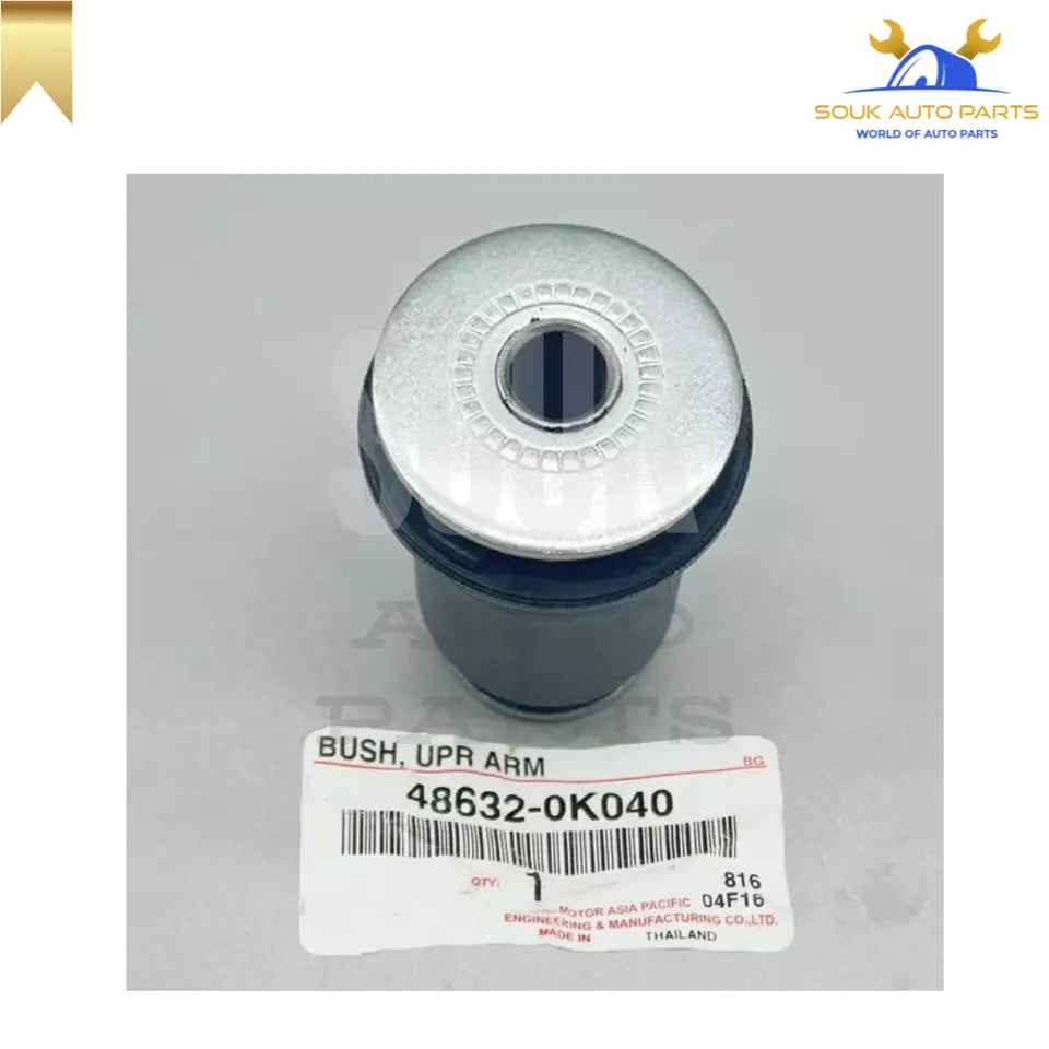 48632-0K040 Genuine Toyota BUSH, FR SUSPENSION UPPER ARM, RH/LH 486320K040 OEM