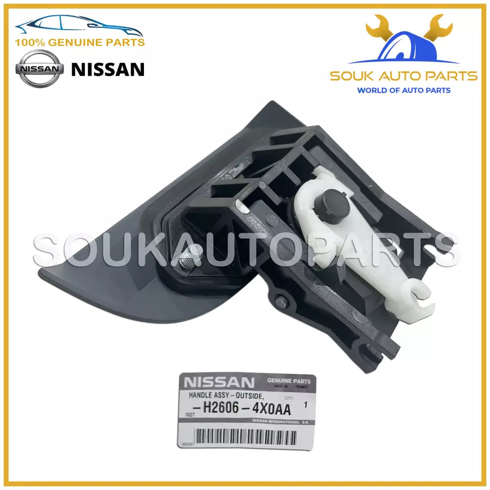 H2606-4X0AA Genuine Nissan HANDLE ASSY-REAR DOOR OUTSIDE, RH H26064X0AA OEM