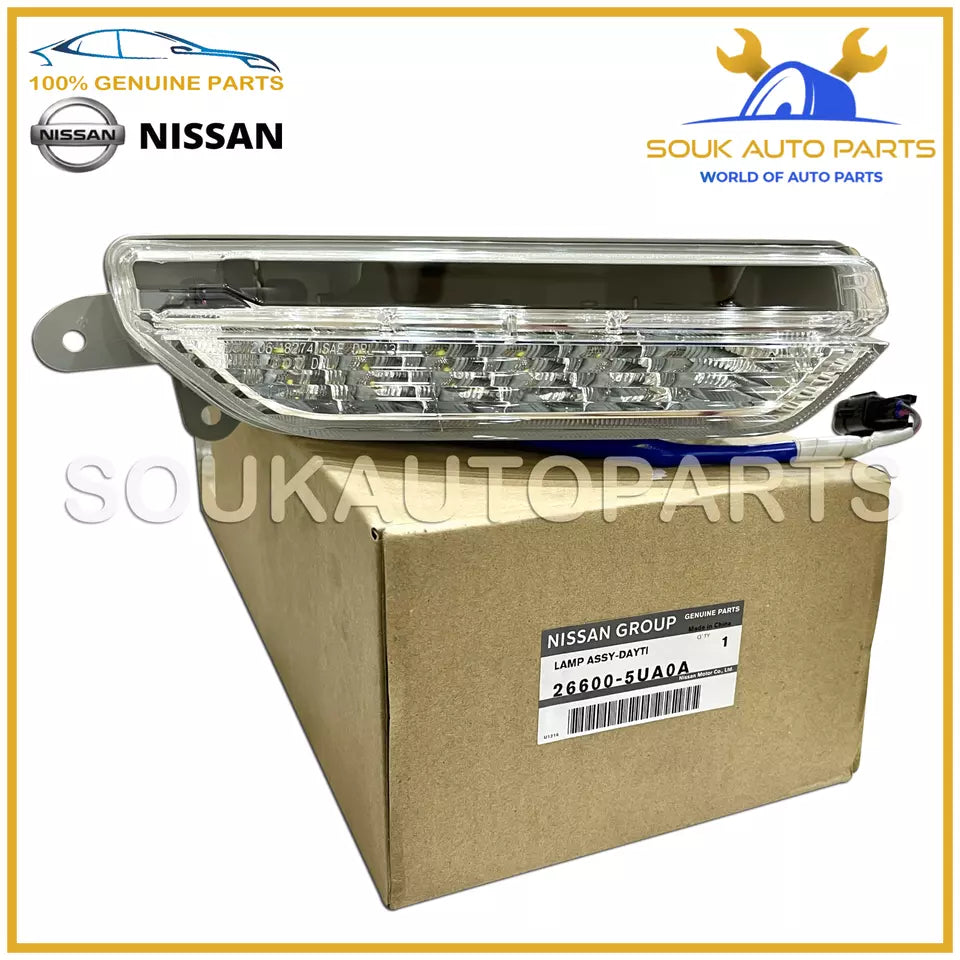 26600-5UA0A Genuine Nissan LAMP ASSY DAYTIME, RH 266005UA0A OEM INFINITI QX50