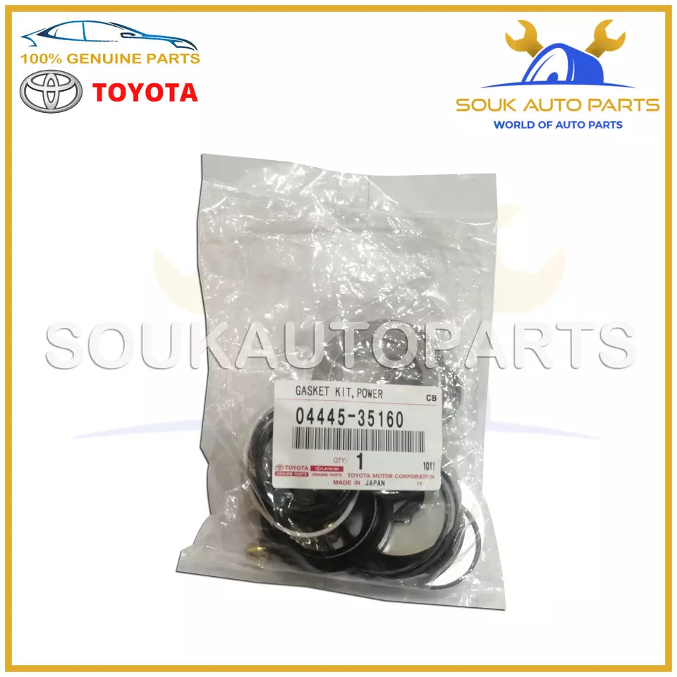 04445-35160 Genuine Toyota GASKET KIT POWER STEERING GEAR (FOR RACK &amp; PINION)