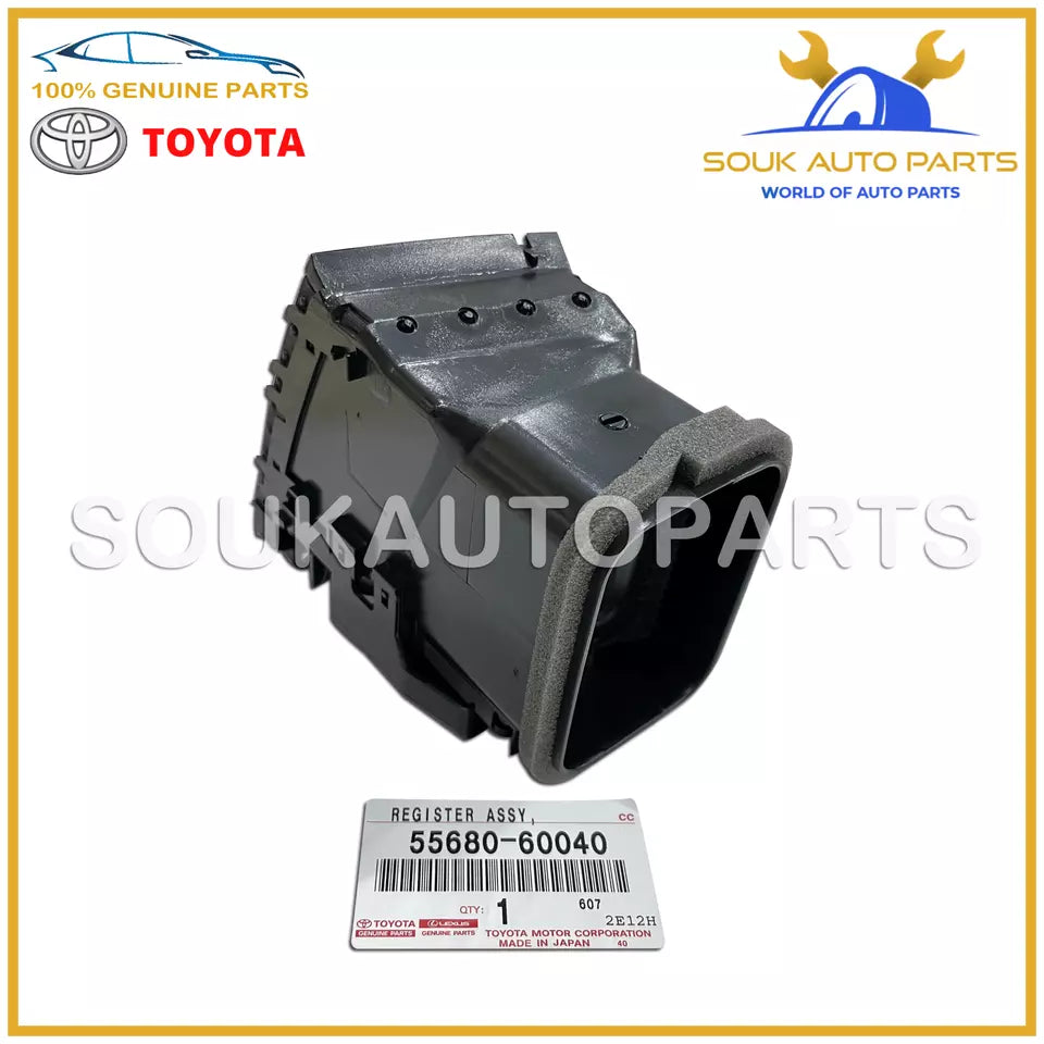 55680-60040 Genuine Toyota REGISTER ASSY, INSTRUMENT PANEL,LOWER NO.1 5568060040