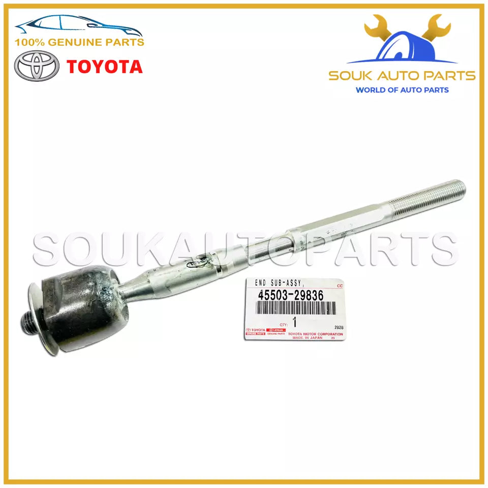 45503-29836 Genuine Toyota END SUB-ASSY, STEERING RACK 4550329836 OEM