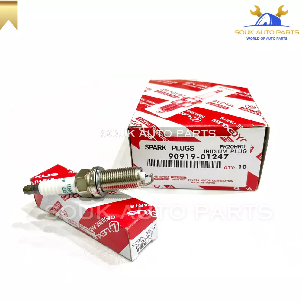 90919-01247 Genuine Toyota Lexus SPARK PLUG BOX (10PCS) Denso FK20HR11 Iridium