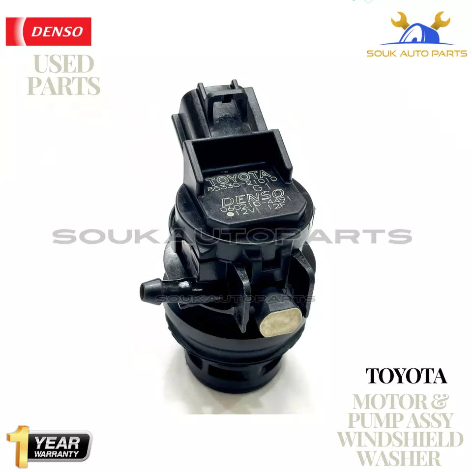 USED Genuine Toyota MOTOR &amp; PUMP ASSY WINDSHIELD WASHER For Camry 4Runner RAV4