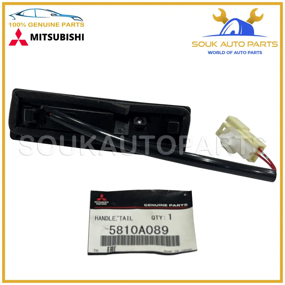 5810A089 Genuine Mitsubishi HANDLE, TAILGATE LOCK RLEASE OEM ASX RVR