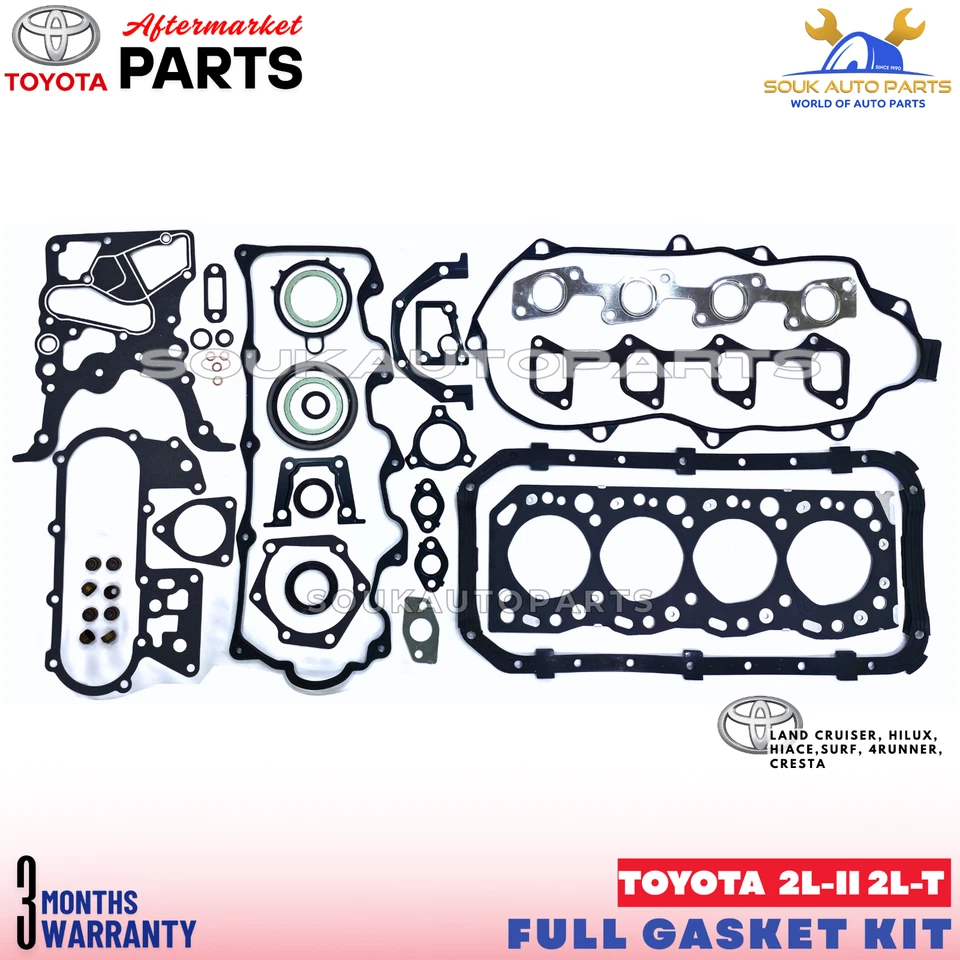 04111-54100 FULL GASKET KIT 2L-II 2L-T FOR HILUX LAND CRUISER 4RUNNER 2.4 LTR