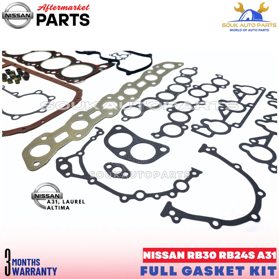 10101-76L25 FULL GASKET KIT FOR NISSAN RB30 RB24S A31 LAUREL ALTIMA