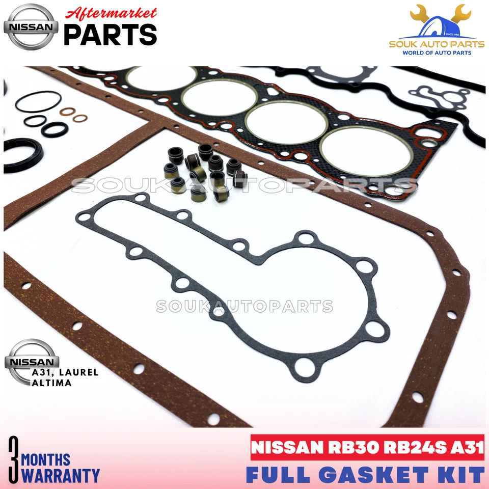 10101-76L25 FULL GASKET KIT FOR NISSAN RB30 RB24S A31 LAUREL ALTIMA