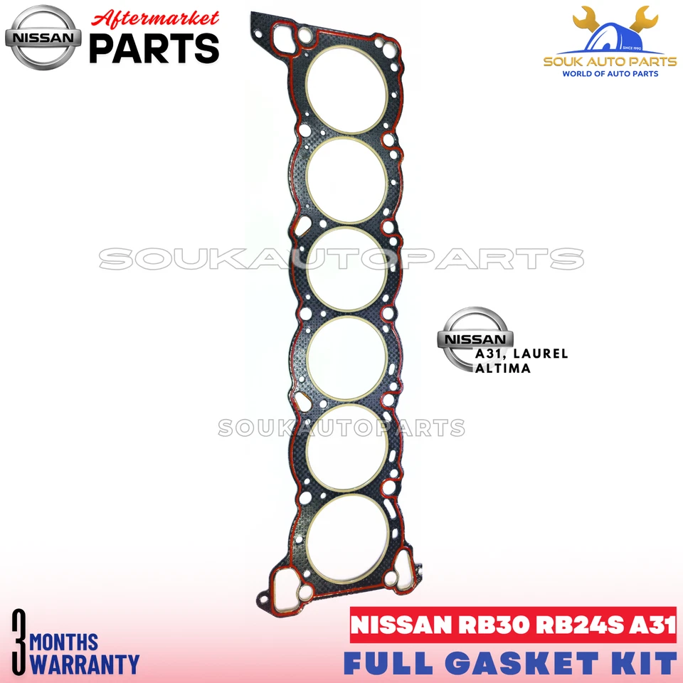 10101-76L25 FULL GASKET KIT FOR NISSAN RB30 RB24S A31 LAUREL ALTIMA