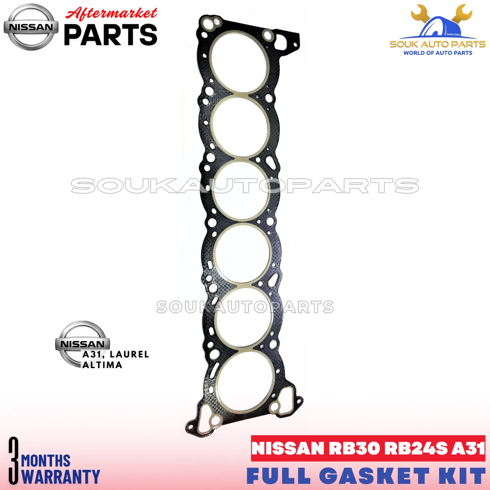 10101-76L25 FULL GASKET KIT FOR NISSAN RB30 RB24S A31 LAUREL ALTIMA