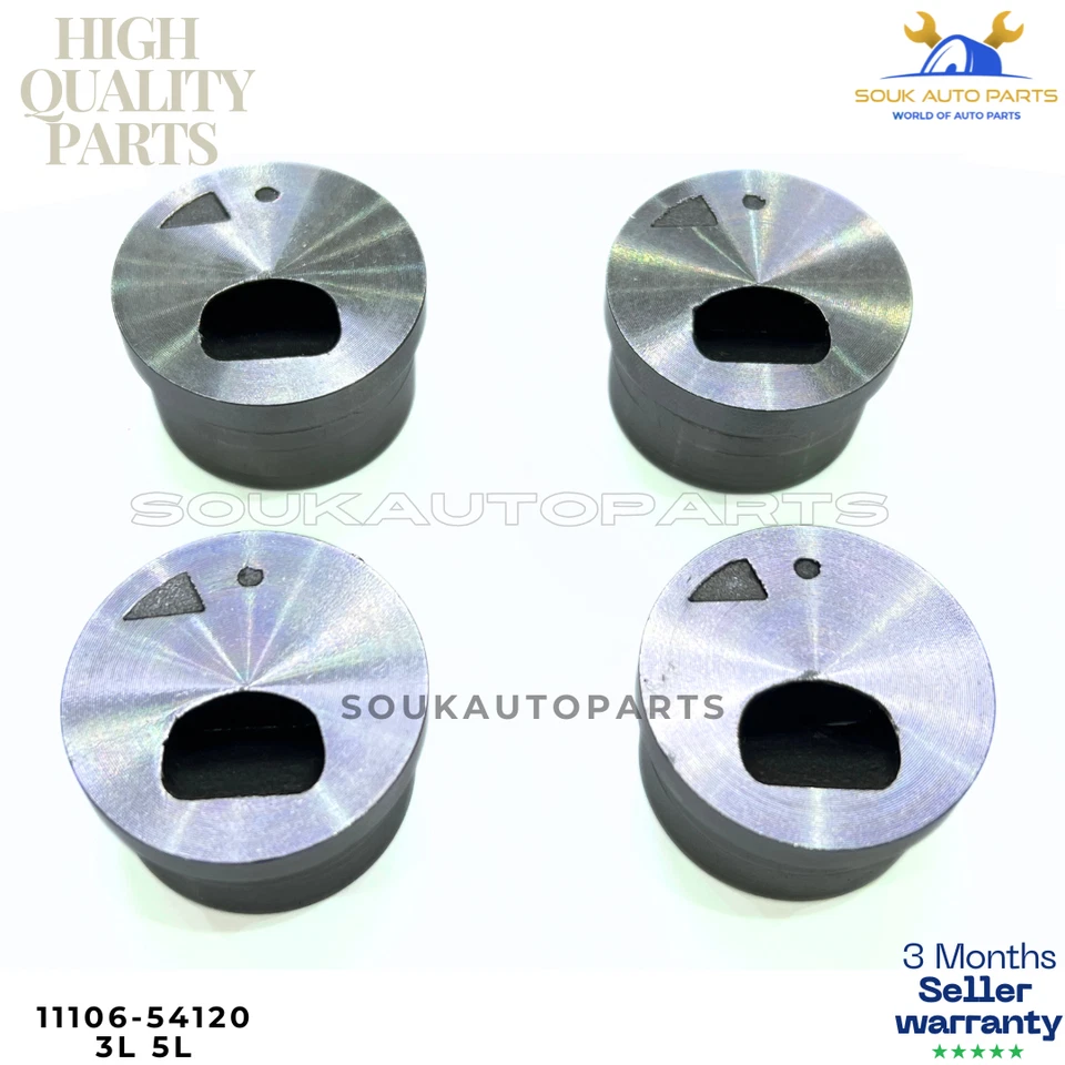 11106-54120 COMBUSTION CHAMBER 3L 5L 4 Pcs For Toyota HILUX 88-06 HIACE DYNA LC