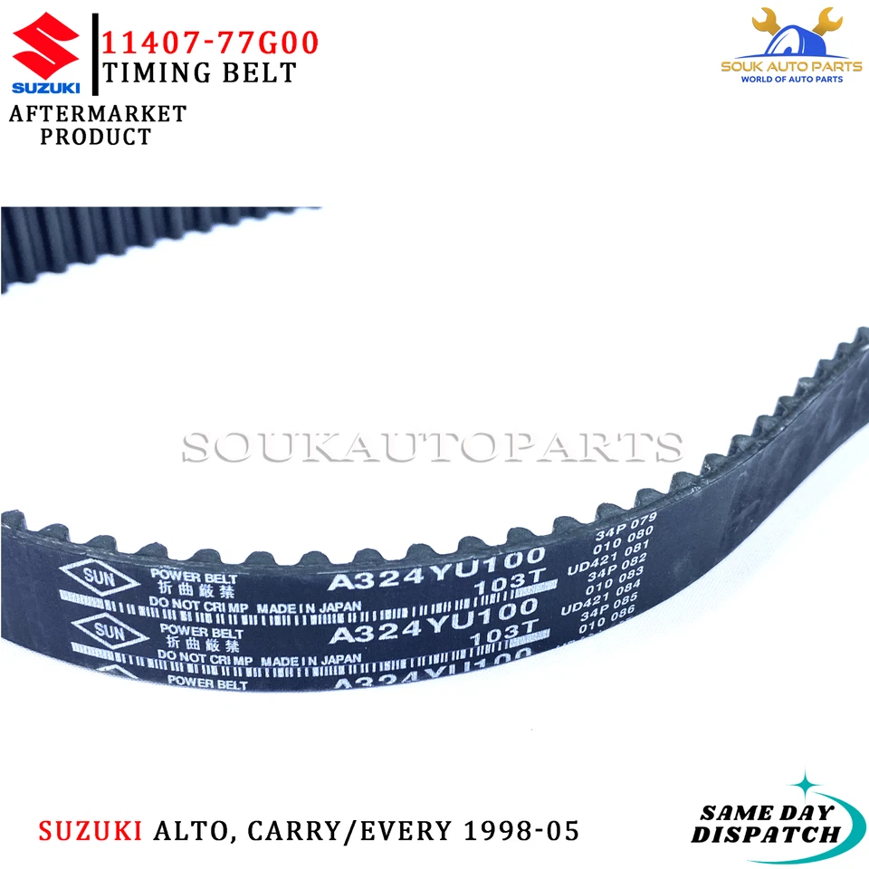 11407-77G00 TIMING BELT for Suzuki CARRY ALTO EVERY A324YU100