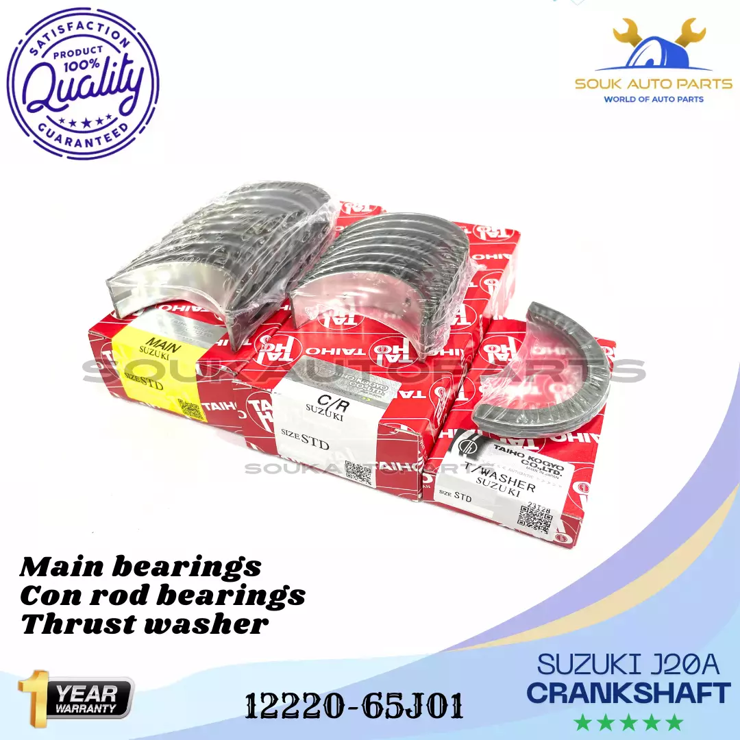 12220-65J01 CRANKSHAFT J20A W/BEARINGS For Suzuki GRAND VITARA SX4 & ESCUDO