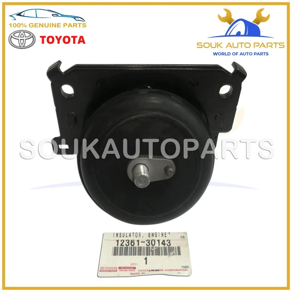 12361-30143 Genuine Toyota FRONT INSULATOR, ENGINE MOUNTING SET 1236130143 OEM